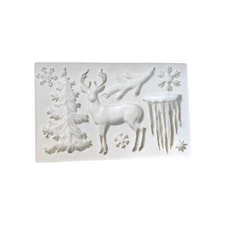 

Amaiiu Christmas Series Cake Elk Silicone Mold Tools Manual Chocolate Mould Kicthen Baking Ornaments Decoration Accessories