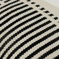 thumbnail image 2 of Rizzy Home Natural/Black 14"X20" Stripe Woven Poly Filled Throw Pillow, 2 of 5