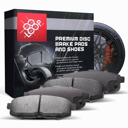 L88P MKD886 Rear Semi-Metallic Brake Pads For Ford Fiesta ST 2014-2019 Ford Focus 2000 Ford Focus Rear:Disc 2001,2005-2007 Ford Focus SVT 2002-2004