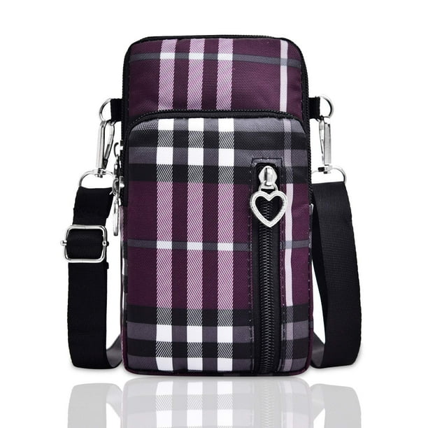 BIAOTIE Bolsos cruzados pequeños y ligeros para teléfono celular, bolsa de viaje, bolso de hombro para mujer