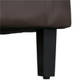 thumbnail image 4 of Yaheetech Faux Leather Accent Arm Chair For Living Room, Espresso, 4 of 9