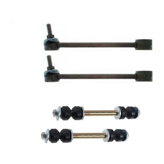 Front and Rear Sway Bar Link Kit - Compatible with 2004 - 2019 Cadillac Escalade ESV 2005 2006 2007 2008 2009 2010 2011 2012 2013 2014 2015 2016 2017 2018