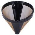 thumbnail image 4 of Fosa Coffee Filter,Stainless Steel Coffee Filter Coffee Machine Reusable Cone Coffee Filter Strainer Gold,Cone Coffee Filter, 4 of 7