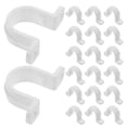 thumbnail image 1 of Shisuyan Cable Securing Clamps Pvc 20Pcs 1.7In U Shaped, 1 of 8