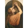 thumbnail image 2 of Ary Scheffer 13x18 Gold Ornate Wood Frame and Double Matted Museum Art Print Titled - Mary Magdalene at the Foot of the Cross, 2 of 4