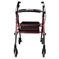 thumbnail image 2 of Andadera Ortopedica Tipo Rollator Ultra Compacta ReActiv Adulto Roja, 2 of 3