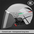 thumbnail image 1 of Casco de motocicleta con visera de doble lente abierta para hombre y mujer, casco de bicicleta eléctrica, Scooter, casco de Moto Fivean Cascos de ciclismo, 1 of 2
