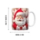 thumbnail image 3 of Taza navideña de muñeco de nieve | Taza de café de cerámica de Papá Noel | Diseño de prensado inflado de 433 ml y 325 ml | Apto para lavavajillas y microondas | Regalo navideño para familiares y, 3 of 5