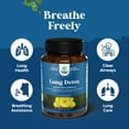 thumbnail image 5 of Lung Detox Mullein Leaf Capsules - Purifying Mullein Lung Cleanse Complex with NAC Quercetin & Cordyceps Extracts - Respiratory Supplement for Sinus Immunity & Breathing Support, 5 of 9
