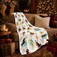 thumbnail image 3 of Summer Beach Dachshund Cartoon Play, Playful Pet Portrait Pattern, Warm Flannel Blanket for Living Room and Bedroom, Dog Lovers Just Because Gift, Pet Lover Home Decor, 3 of 9