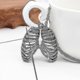 thumbnail image 5 of Corlour Metal Bone Necklace Human Rib Cage Anatomy Statement Pendants Choker Skull Jewelry Colar Drop Shipping---Product code 32592, 5 of 5