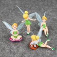 thumbnail image 1 of 4pcs/set 3-10cm Princess Tinkerbell Tinker Bell Beautiful Faery Fairy Elf Flower, 1 of 5