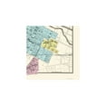 thumbnail image 2 of Historic City Map - Petaluma California - Thompson 1877 - Vintage Wall Art, 2 of 4