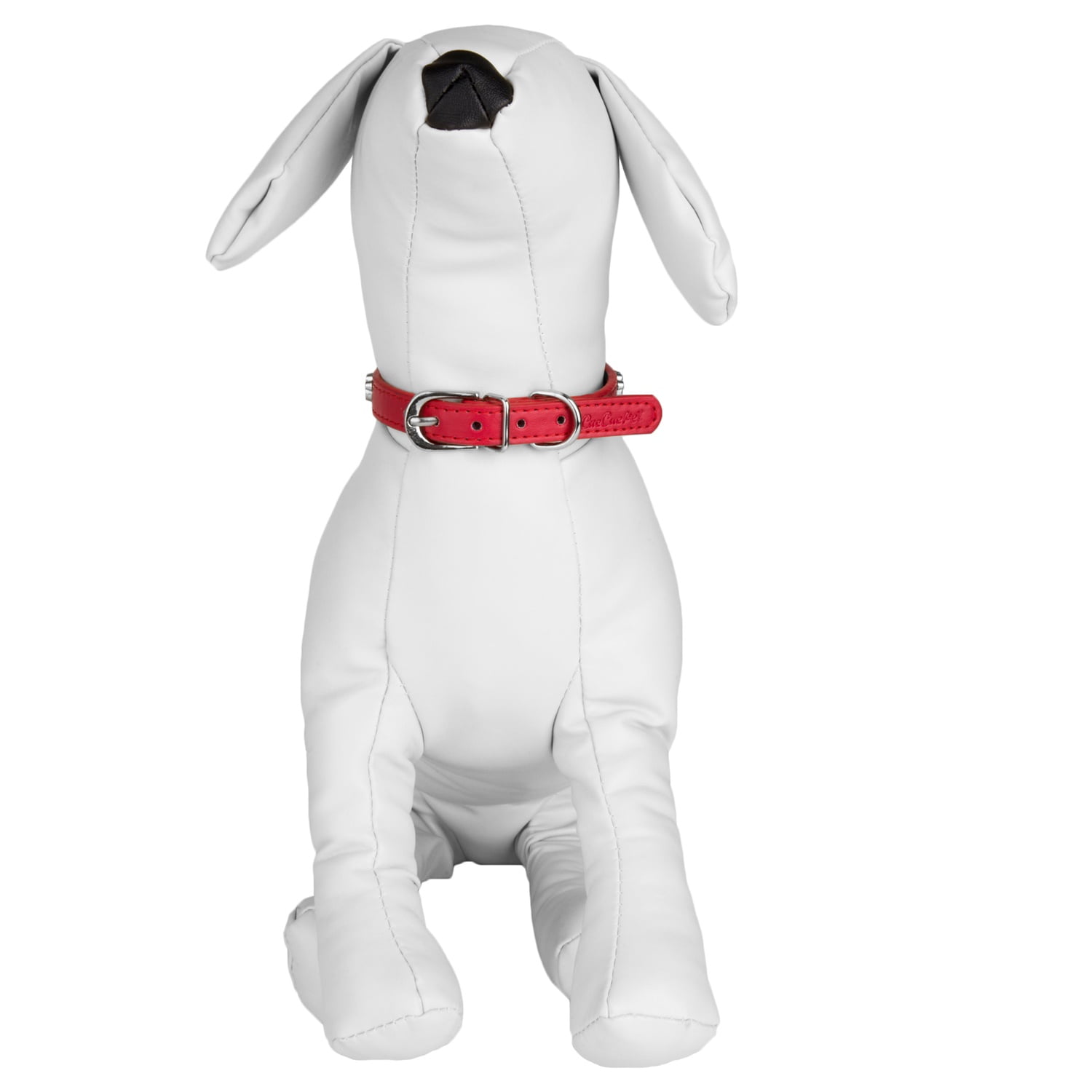 CUECUEPET Adjustable Dog Collar with Embellished Paw Bling Charms [Multiple Sizes]