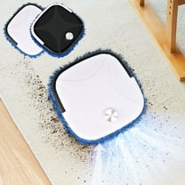 Nkmbld Automatic Sweeping Robot Pool Vacuum Cleaner Robot USB Charging Rotary Mopping Machine Humidifying Spray Intelligent Sweep Robot, White