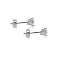 thumbnail image 2 of 1 CT. T.W. Genuine White Diamond Studs 14K White or Yellow Gold, 2 of 3