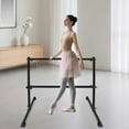 thumbnail image 6 of KL KLB Sport Portable Ballet Barre Steel Height Adjustable from 7 to 46 inch Ballet Barre Double Dance Bar, 6 of 9