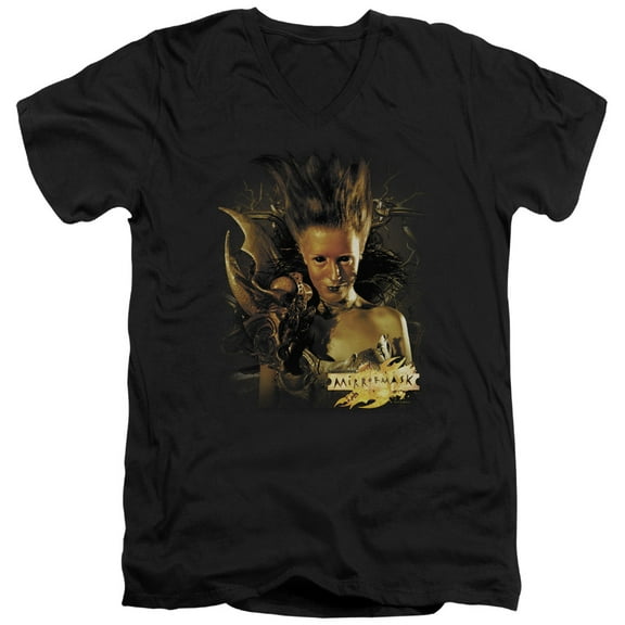 Mirrormask - Queen Of Shadows - Slim Fit V Neck Shirt - Medium