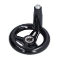 thumbnail image 4 of Round Handwheel 3 Spoke Nonslip Convenient Effort Saving Efficient Sturdy Durable Revolving Handle Wheel, 4 of 5