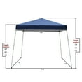 thumbnail image 4 of Tcbosik Canopy Tent, 8x8FT Outdoor Waterproof Gazebo Shelter with Carrying Bag and Slant Legs for Patio Deck Garden Beach, Blue, 4 of 17
