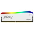 thumbnail image 1 of Memoria RAM DDR4 16GB 3600MHz KINGSTON FURY BEAST RGB SE 1x16GB Blanco, 1 of 6