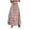Pink, variant on Women's Summer Skirts Skirt 2 Women's A Line Pleated Skirt Long Tutu Skirt Ruffle Mesh Calf Length Chiffon High Waist Skirt Pink M