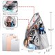 thumbnail image 3 of Bolso bandolera HULISEN de PVC transparente aprobado para estadios, impermeable, 3 of 8