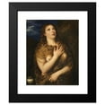 thumbnail image 2 of Titian 15x18 Black Modern Framed Museum Art Print Titled - The Penitent Magdalene (1531-1535), 2 of 5