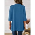 thumbnail image 7 of Anygrew Casual Lightweight Cardigans For Women Out Open Front Jackets 3/4 Sleeves, 7 of 7