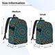 thumbnail image 2 of Disketp Mandala Mochila de Lona Estampada, Mochila Escolar de Viaje Ligera para Estudiantes y Portátil-Small, 2 of 5