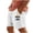 A White, variant on Men's Dungarees New Belted Wyoming Cargo Short Men Shorts Cargo Men Casual Print Pocket Elastic Waist Straight Half Shorts Pants Sport Pants Black XL