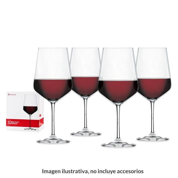 Juego de Copas Spiegelau Vino tinto Style de 630 ml 4 Piezas