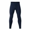 thumbnail image 4 of lmcalzta Mens Fleece Athletic Pants Thermal Base Layers Underwear Long John Slim Fitted Workout Pants, 4 of 9