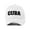 White, variant on Cuba Hat  -Smartprints Designs,  Small