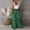 Green, variant on Women's Maxi Bohemian Style Skirts Summer Loose Fitting Long Skirts Casual High Waisted Half Length Skirt High Waist A-Line Flowy Ankle Skirt with Pocket