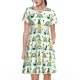 thumbnail image 1 of Balery St. Patrick's day Vestidos sueltos de manga corta para mujer, vestidos de verano 2025, vestidos casuales de corte A con vuelo., 1 of 6