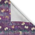 thumbnail image 6 of Ambesonne Floral Valance & Curtain, Asian Winter Flowers Pattern, 55"x36", Purple Peach and Teal, 6 of 7