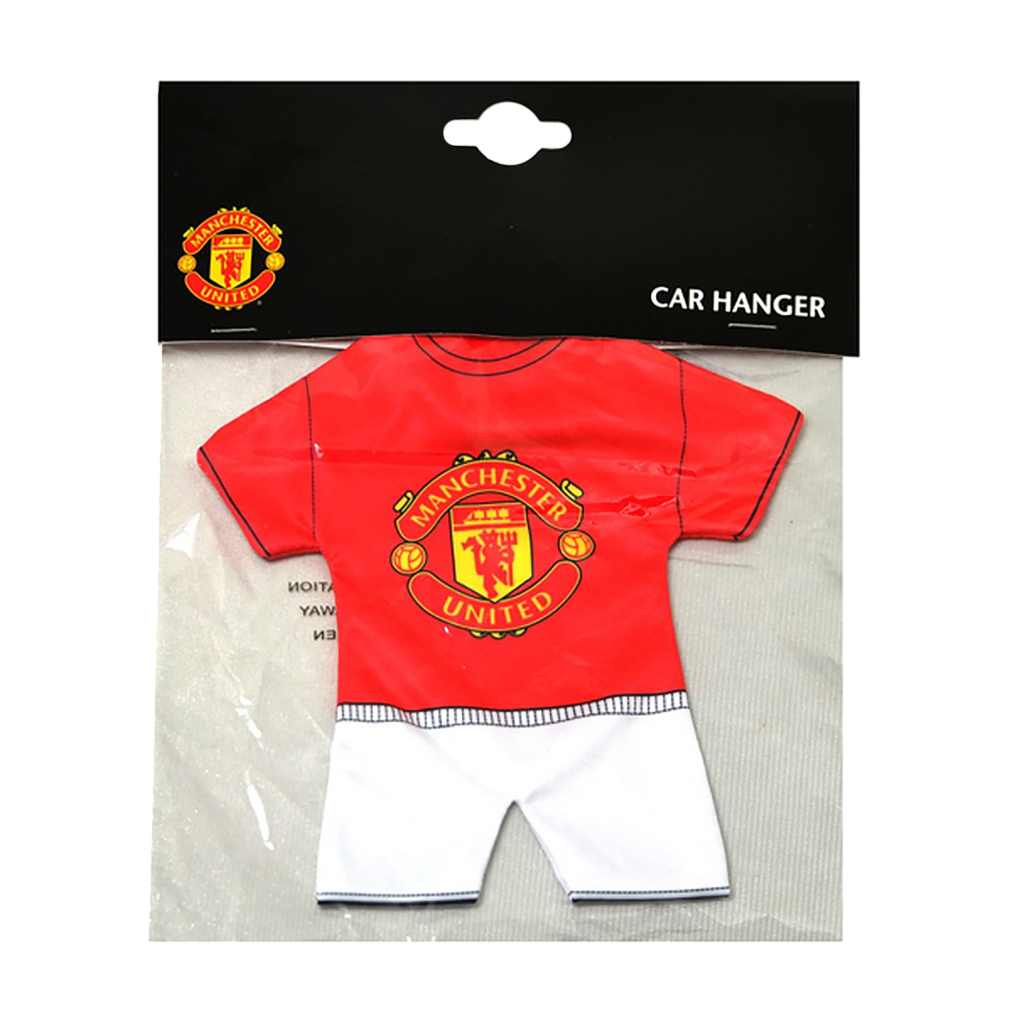 UTSG16118 100 Cloth Manchester United FC Mini Kit Car Hanger Man U