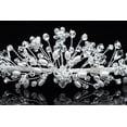 thumbnail image 4 of SAMKY Rhinestone Crystal Tiara Copper Bridal Crown for Elegant Wedding Hairstyles, 4 of 6