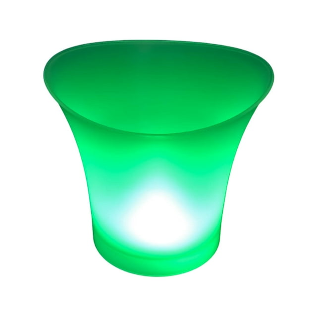 Cubo Enfriador de Bebidas de Vino Luminoso 5L para Fiesta de Boda Sunnimix Cubeta de hielo