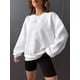 thumbnail image 4 of Patrón De Estrella Sudadera, Sudadera Casual De Manga Larga Con Cuello Redondo Para Otoño E Invierno, Ropa De Mujer, 4 of 4
