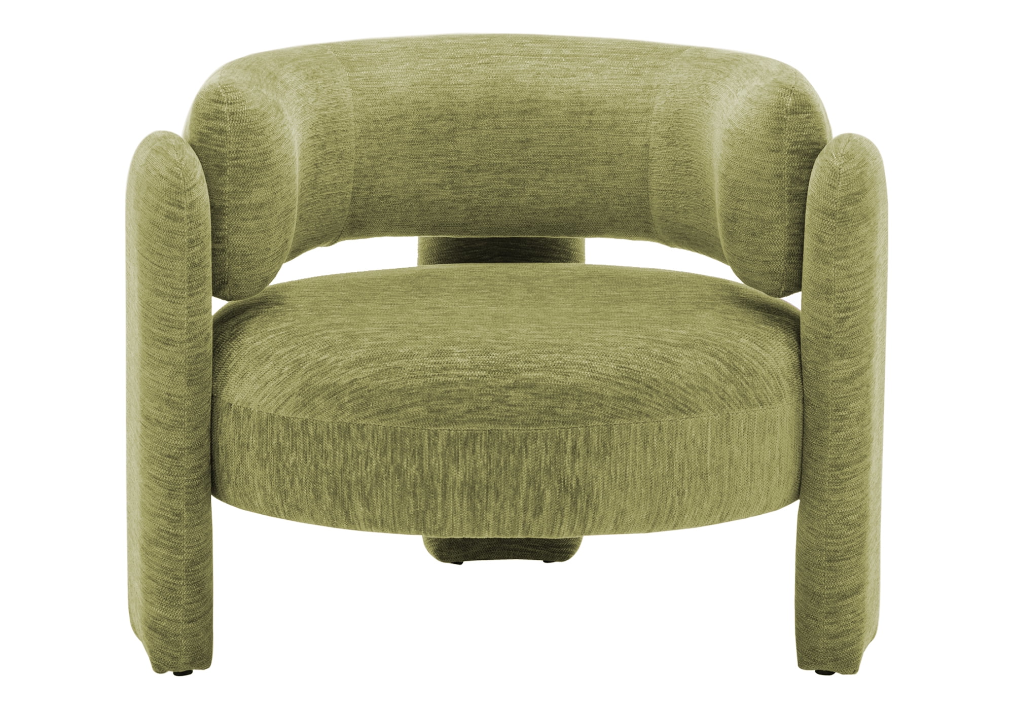 Monarch Specialties - I 8016 Accent Chair, 29"H, Upholstered, Living Room, Bedroom, Green Fabric