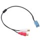 thumbnail image 3 of Adaptador de audio para automóvil, cable auxiliar para automóvil Cable de audio auxiliar de 8 pines Adaptador auxiliar compacto y liviano, 3 of 8