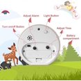 thumbnail image 4 of Kids Students Non Ticking Alarm Clock with Night Light Clock Bedroom Analog Cute Drawing Battery Powered, 4 of 5