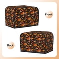 thumbnail image 3 of Xecao Autumn Hedgehog and Fox Cute Print 2 Slice Toaster Cover with Pockets, Small Appliance Cover, Dust and Fingerprint Protection, Machine Washable, 3 of 7