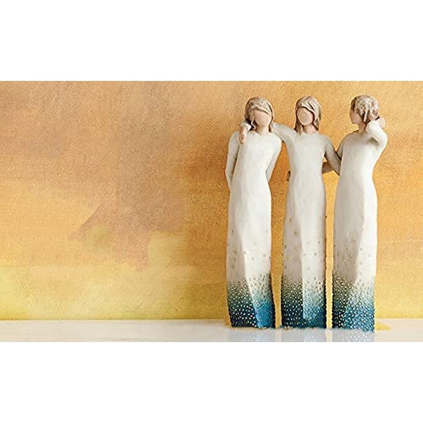 Willow Tree フィギュア 3体セット 3 Sisters Willow Tree Figurines Resin Desktop Ornament, Sculpted