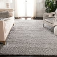 thumbnail image 2 of SAFAVIEH Fontana Jamie Solid Plush Shag Area Rug, Grey, 11' x 15', 2 of 6