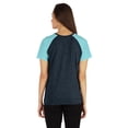 thumbnail image 4 of Inkmeso Womens Raglan Short Sleeve T-Shirt Regular Fit Casual Solid Basic Tee T-Shirts, 4 of 7