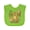 Apple Green, variant on Inktastic Woodland Animals First Birthday Boys or Girls Baby Bib