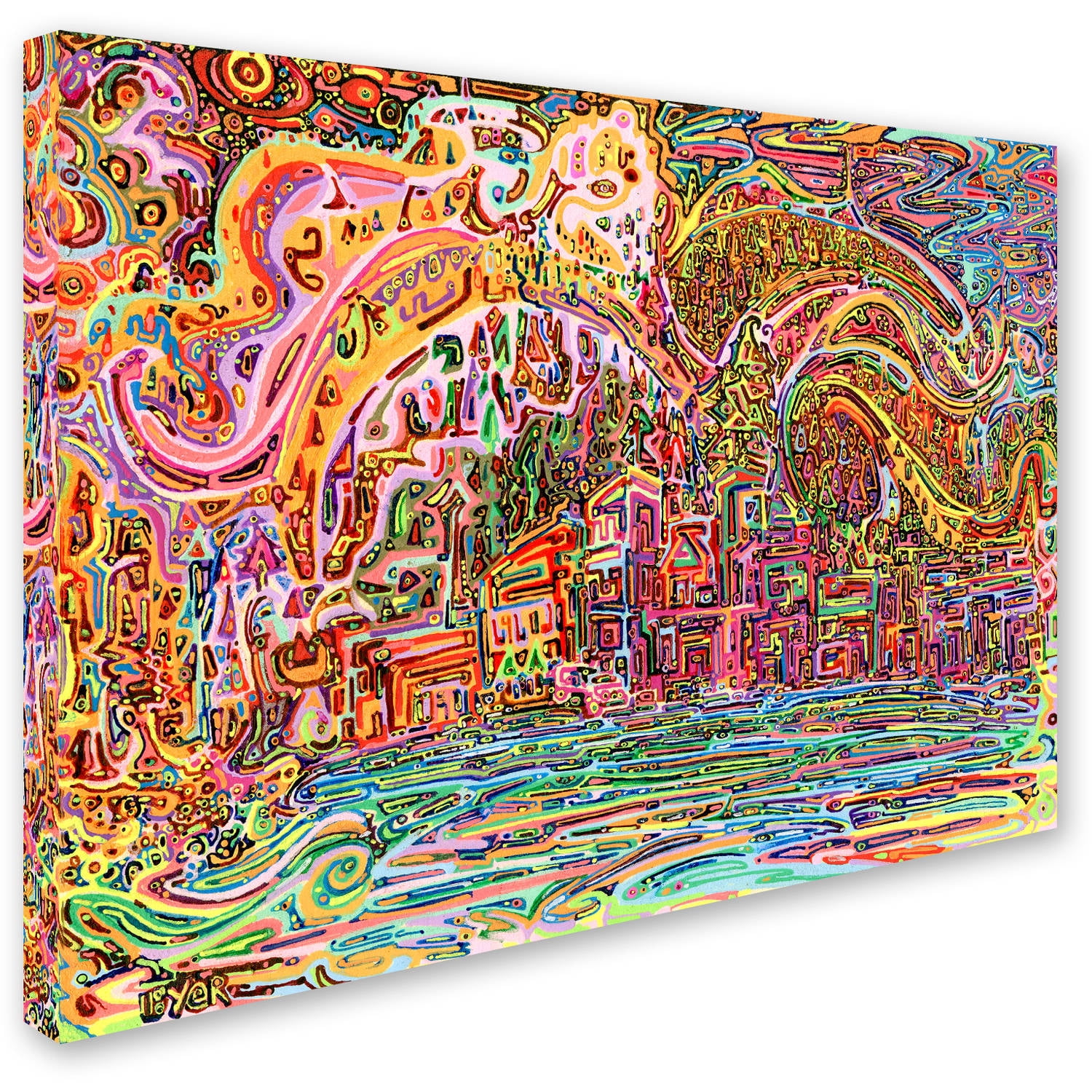 Trademark Fine Art "Sunrise In Osoyoos" Canvas Art by Josh Byer